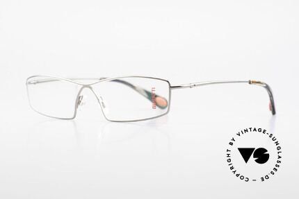 Bugatti 201 Odotype Vintage Designer Herrenbrille, high-tech Rahmen mit genialer Glaseinfassung, Passend für Herren