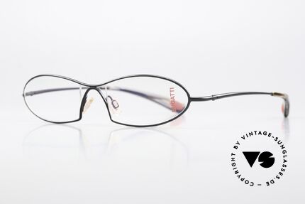 Bugatti 343 Odotype Vintage Designer Brille Herren, ergonomischer Rahmen mit Federscharnieren, Passend für Herren
