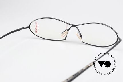 Bugatti 343 Odotype Vintage Designer Brille Herren, Modell als Brille oder Sonnenbrille verglasbar, Passend für Herren