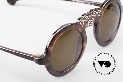 Laura Biagiotti V93 Shangai True Vintage Sonnenbrille 70er, KEINE Retromode, sondern ein 40 Jahre altes Unikat, Passend für Damen