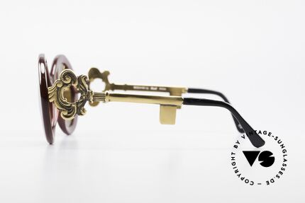Moschino M254 Schüssel Sonnenbrille Antik, ein originelles Sammlerstück und echter Hingucker, Passend für Damen