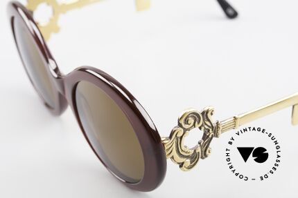 Moschino M254 Schüssel Sonnenbrille Antik, ungetragen (wie alle unsere 80er Moschino Brillen), Passend für Damen