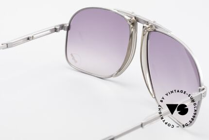 Willy Bogner 7023 Einstellbare Sonnenbrille 80er, KEINE RetroBrille; ein vintage ORIGINAL + Bogner Etui, Passend für Herren