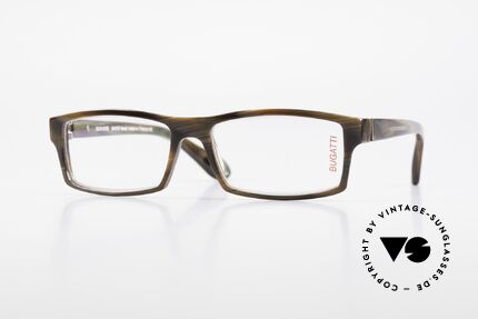 Bugatti 486 Markant Eckige Herrenbrille, markante high-tech Brillenfassung von Bugatti, Passend für Herren