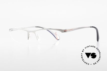 Bugatti 497 Ruthenium Luxus Brille Nylor, ergonomischer Rahmen mit Federscharnieren, Passend für Herren