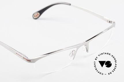 Bugatti 497 Ruthenium Luxus Brille Nylor, Nylor-Rahmen ist als (Sonnen)Brille verglasbar, Passend für Herren