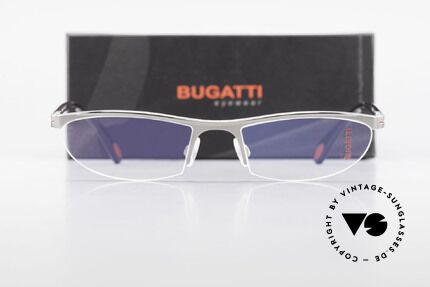 Bugatti 497 Ruthenium Luxus Brille Nylor, Größe: large, Passend für Herren