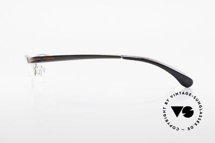Bugatti 495 Ruthenium Nylor Brille Luxus, Fassung ist ruthenium satiniert = purer Luxus, Passend für Herren