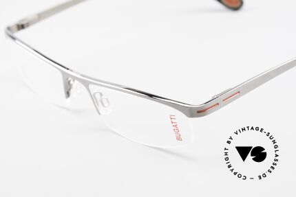 Bugatti 495 Ruthenium Nylor Brille Luxus, ungetragene RARITÄT der Bugatti Kleinstserie, Passend für Herren