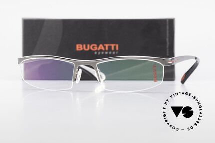 Bugatti 495 Ruthenium Nylor Brille Luxus, Größe: large, Passend für Herren