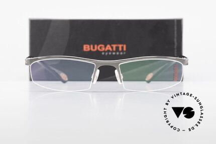 Bugatti 495 Ruthenium Nylor Brille Luxus, Größe: large, Passend für Herren