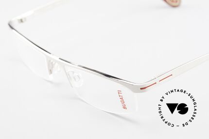 Bugatti 495 Luxus Palladium Brille Nylor, ungetragene Rarität der Bugatti Kleinstserie, Passend für Herren
