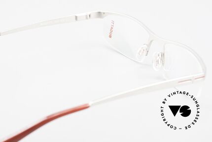 Bugatti 495 Luxus Palladium Brille Nylor, Größe: large, Passend für Herren