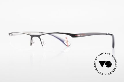 Bugatti 495 Luxus Nylor-Brille Gentlemen, ergonomischer Rahmen mit Federscharnieren, Passend für Herren