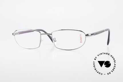 Bugatti 537 Echthorn Brille Ruthenium, rare LUXUS-Brille von Bugatti; HIGH-END Qualität, Passend für Herren