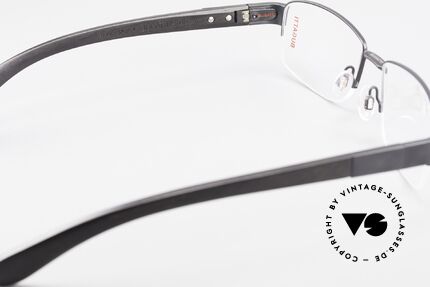 Bugatti 529 Ebenholz Titanium Brille XL, ein echtes Spitzen-Produkt; mehr Qualität geht nicht, Passend für Herren