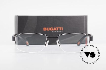 Bugatti 529 Ebenholz Titanium Brille XL, Größe: large, Passend für Herren