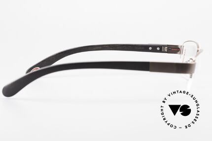 Bugatti 529 XL Ebenholz Titanium Brille, Größe: large, Passend für Herren
