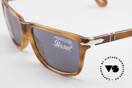 Persol 3026 Klassische Herren Sonnenbrille, Mineralgläser für 100% UV Schutz; LARGE Größe, Passend für Herren