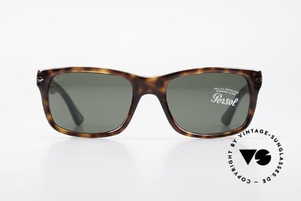 Persol 3048 Zeitlose Designer-Sonnenbrille, aktuelle Kollektion in Anlehnung an die Persol RATTIS, Passend für Herren und Damen