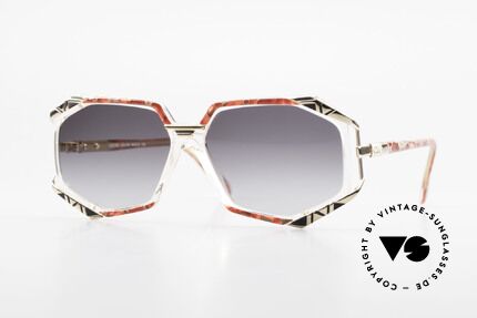 Cazal 355 Spektakuläre Sonnenbrille 90er, vintage Cazal Designerbrille aus den frühen 90ern, Passend für Damen