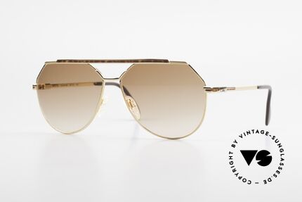 Cazal 733 Alte 80er Piloten Sonnenbrille, sehr markante Cazal vintage Herrenbrille von 1986/87, Passend für Herren