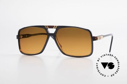 Cazal 637 Echt 80er Hip Hop Sonnenbrille, ausdrucksstarke Cazal VINTAGE Sonnenbrille, Passend für Herren