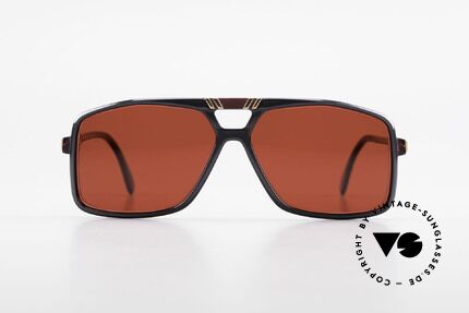 Cazal 637 80er Cazal Sonnenbrille 3D Rot, seltenes Original von ca. 1987 (Sammlerstück), Passend für Herren