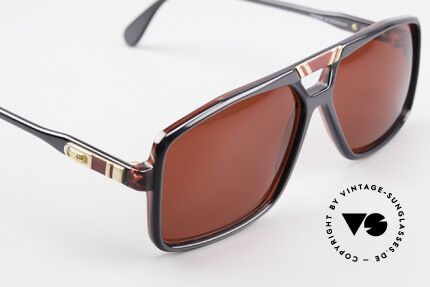 Cazal 637 80er Cazal Sonnenbrille 3D Rot, KEINE Retrobrille; ein West Germany Original, Passend für Herren
