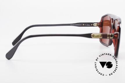 Cazal 637 80er Cazal Sonnenbrille 3D Rot, Größe: medium, Passend für Herren