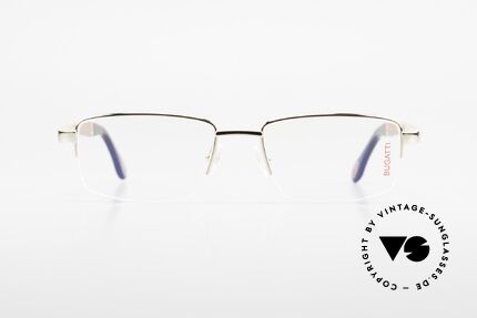 Bugatti 547 Padouk Edelholz Brille Gold L, die Luxus-Fassung (L Gr. 56/19) ist 22KT vergoldet, Passend für Herren