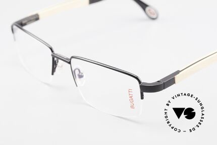 Bugatti 547 Walnussholz Luxus-Brille M, flexible Federscharniere für eine optimale Passform, Passend für Herren