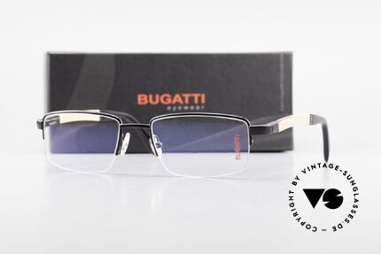 Bugatti 547 Walnussholz Luxus-Brille M, Größe: medium, Passend für Herren