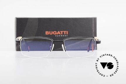 Bugatti 547 Walnussholz Luxus-Brille M, Größe: medium, Passend für Herren