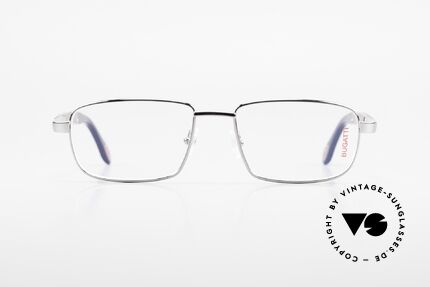 Bugatti 548 Ebenholz Ruthenium Brille L, Luxus-Fassung (L Gr. 57/18) ist Ruthenium plattiert, Passend für Herren