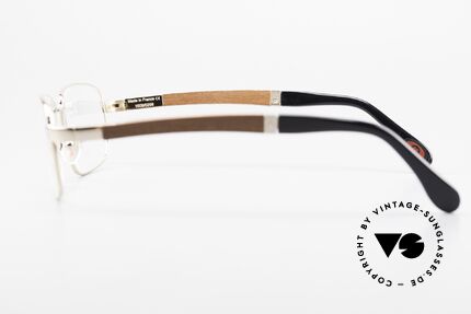 Bugatti 548 Padouk Edelholz Brille Gold M, absolutes Spitzen-Produkt in Design & Verarbeitung, Passend für Herren