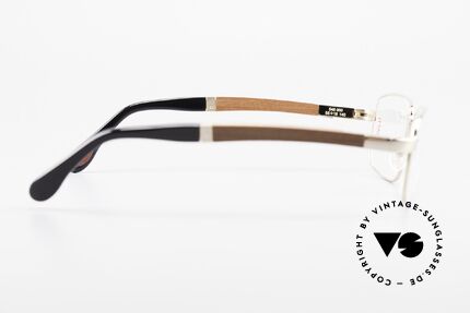 Bugatti 548 Padouk Edelholz Brille Gold M, ungetragenes Luxus-Modell; eine Rarität für Kenner, Passend für Herren