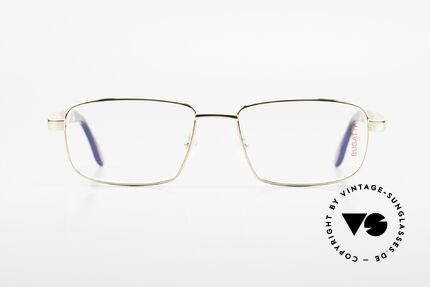Bugatti 548 Padouk Edelholz Brille Gold L, die Luxus-Fassung (L Gr. 57/18) ist 22KT vergoldet, Passend für Herren