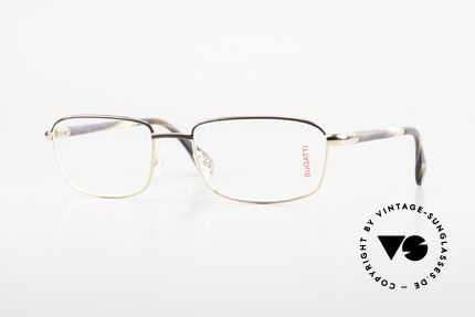 Bugatti 540 Vergoldete Naturhorn Brille, rare LUXUS-Brille von Bugatti; HIGH-END Qualität, Passend für Herren