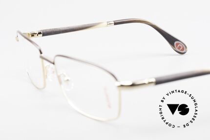 Bugatti 540 Vergoldete Naturhorn Brille, LIMITED EDITION: gab's damals nur als Kleinstserie, Passend für Herren