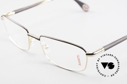 Bugatti 540 Vergoldete Naturhorn Brille, Größe: medium, Passend für Herren