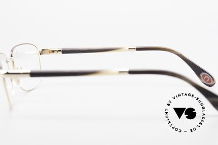 Bugatti 540 Vergoldete Naturhorn Brille, Größe: medium, Passend für Herren