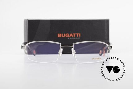 Bugatti 473 Ebenholz Weissgold Fassung, Größe: large, Passend für Herren