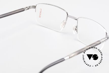 Bugatti 535 Naturhorn Brille Palladium, ungetragenes Luxus-Modell; eine Rarität für Kenner, Passend für Herren