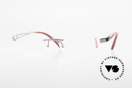 Bugatti 516 Randlosbrille Herrenfassung, original BUGATTI vintage Luxus-Brillenfassung, Passend für Herren
