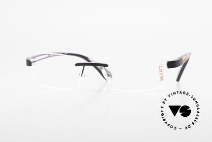 Bugatti 515 Randlose Designerbrille Men, original BUGATTI vintage Luxus-Brillenfassung, Passend für Herren