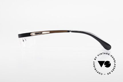 Bugatti 515 Randlose Designerbrille Men, wahre Top-Qualität (Metall ist schwarz satiniert), Passend für Herren
