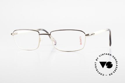 Bugatti 536 Naturhorn Brille Vergoldet, rare LUXUS-Brille von Bugatti; HIGH-END Qualität, Passend für Herren