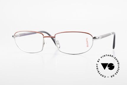 Bugatti 541 Naturhorn Brille Palladium, rare LUXUS-Brille von Bugatti; HIGH-END Qualität, Passend für Herren