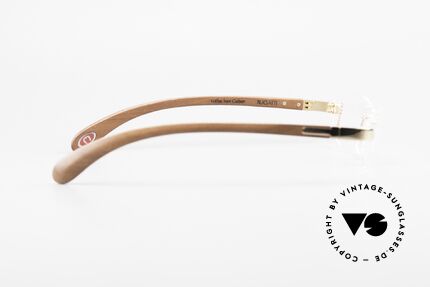 Bugatti 518 Kotibé Edelholz Gold Brille, absolutes Spitzen-Produkt in Design & Verarbeitung, Passend für Herren